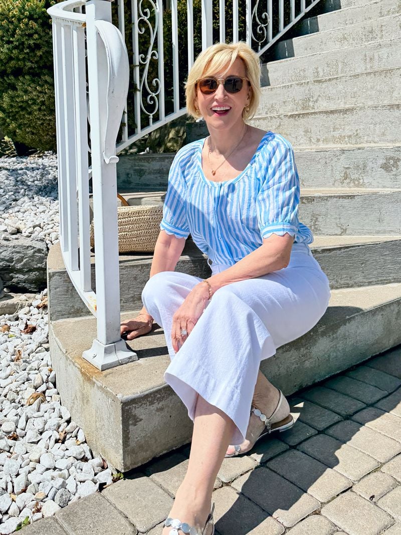 Button-down blouse Different Styles of Summer Blouses