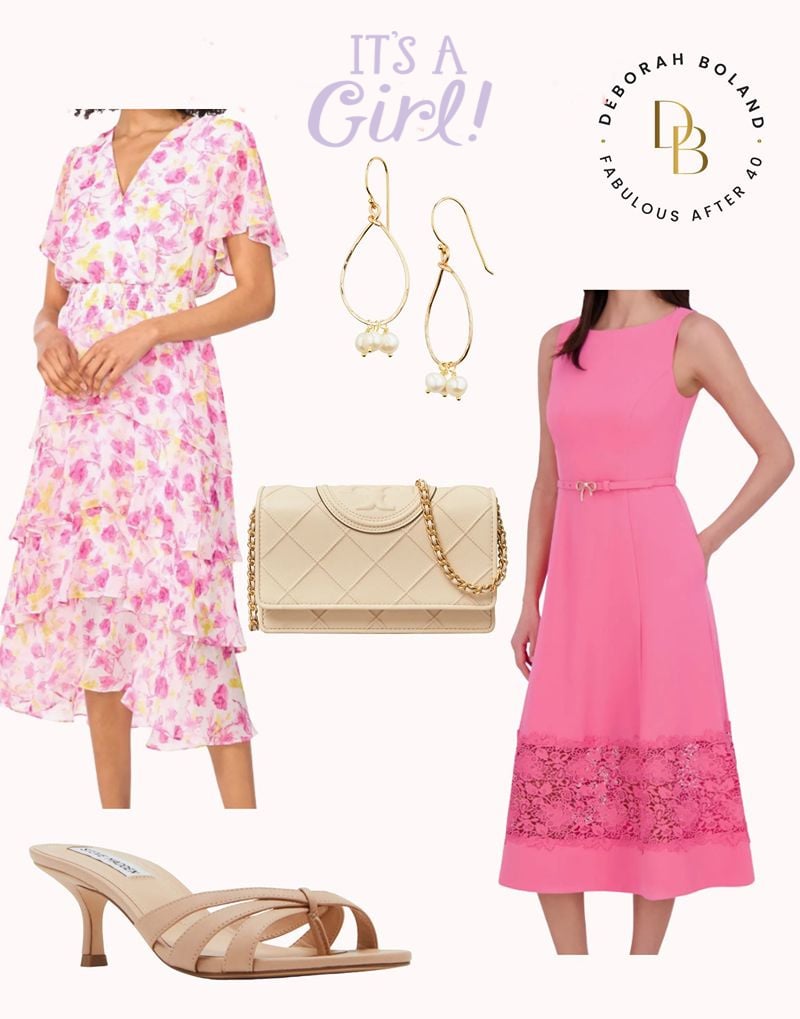 Fabulous After 40 shares Baby Shower Outfit Ideas for Guests in shades of pink Fabulous After 40 shares Baby Shower Outfit Ideas for Guests in shades of pink