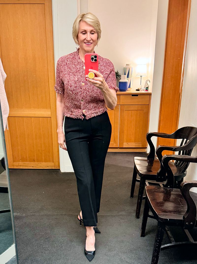 Cropped Fringe-Trim Lady Jacket | J.Crew Try-on Haul