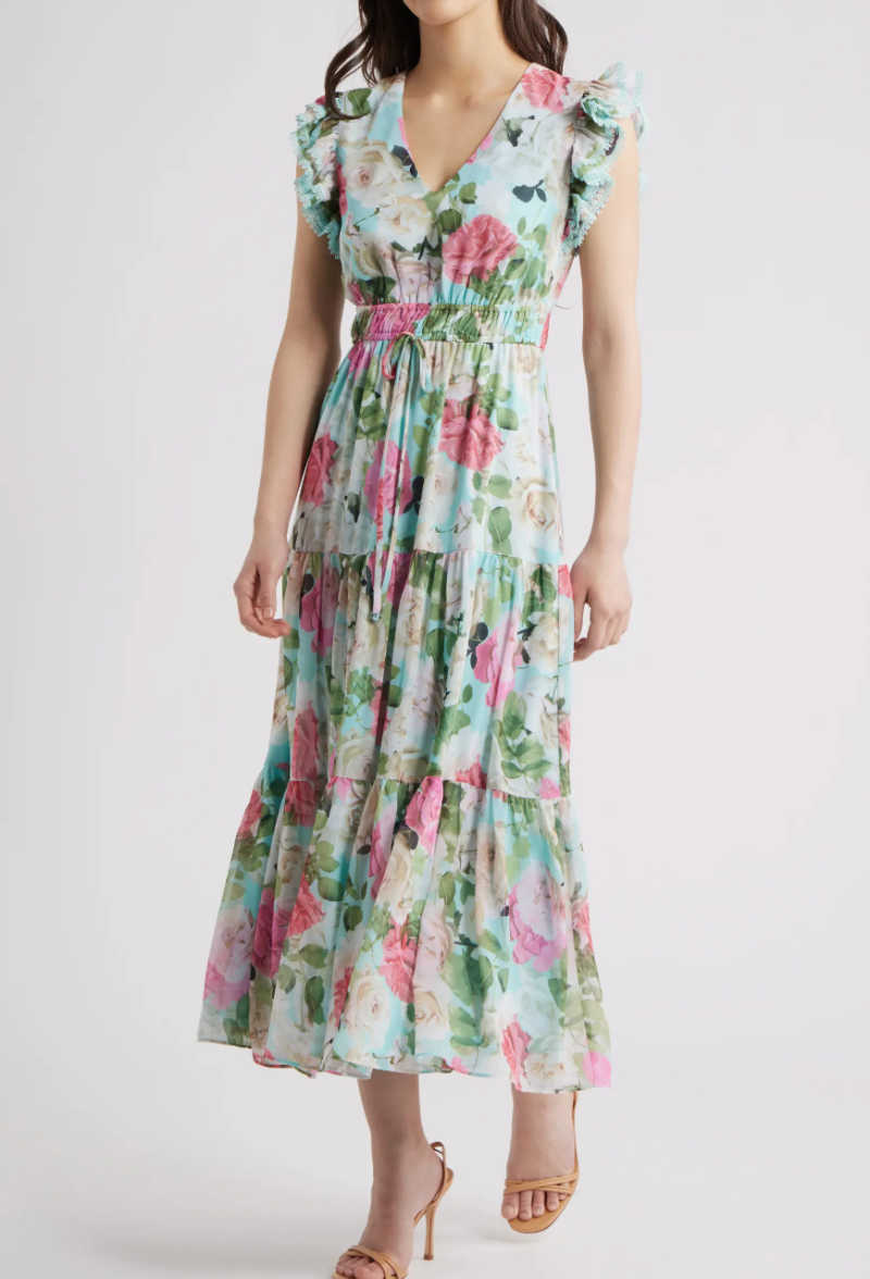 Fabulous After 40 shares a Pretty Print Dress 