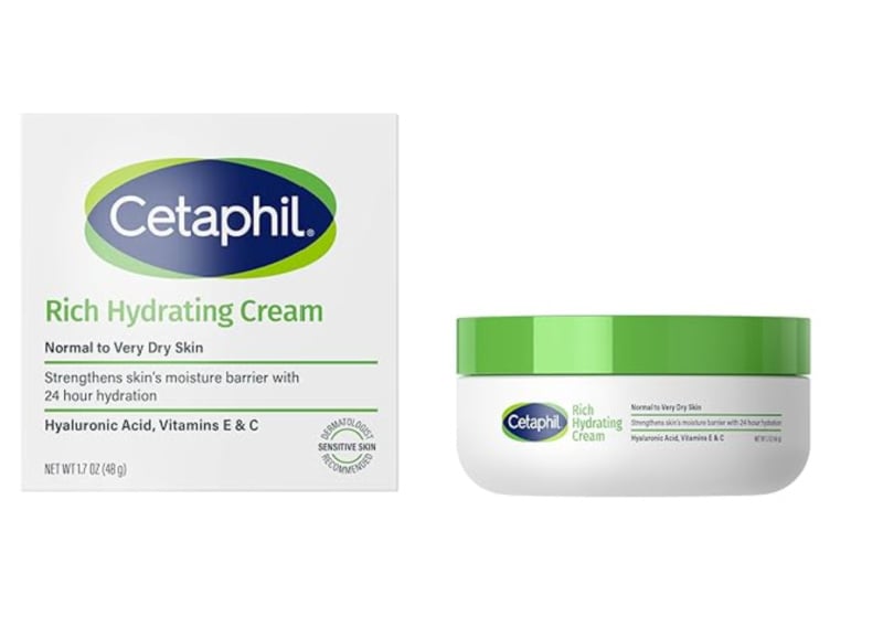 cetaphil rich hydrating cream Winter Skincare Essentials for Women Over 40