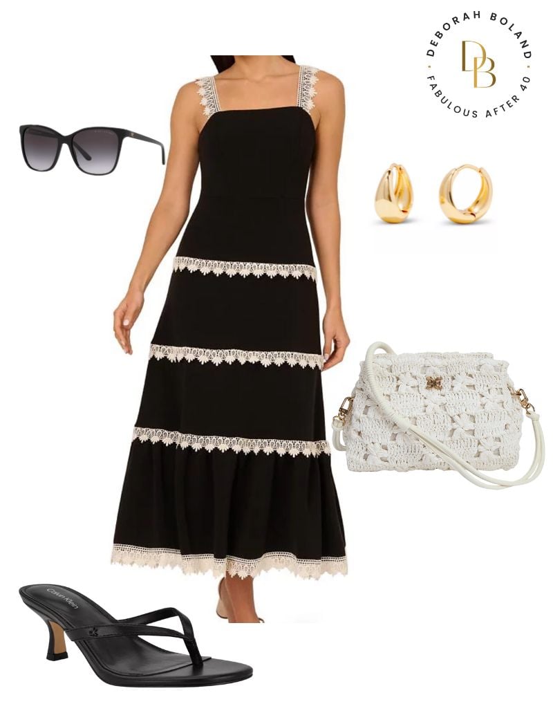 Crochet - Black Dress