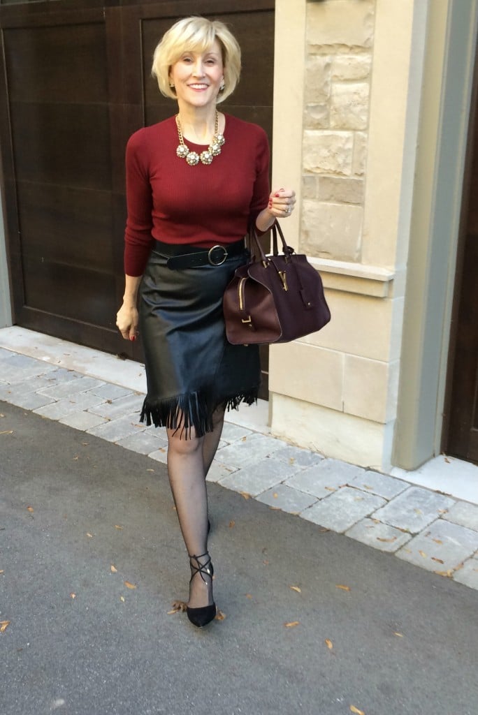 Deb Boland fringe skirt