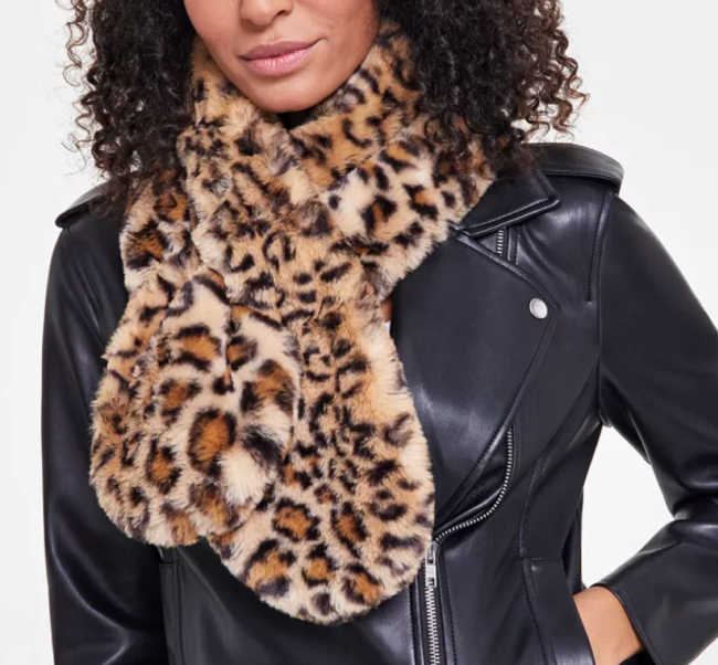 faux fur scarf