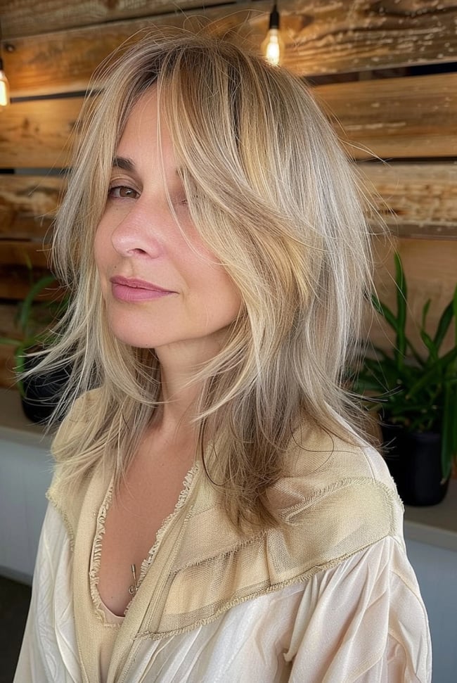 hair trends lightly feathered and wispy