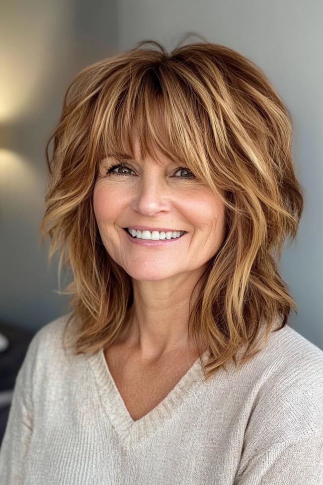 hair trends shaggy bob