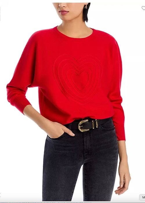 Red Heart Stitch Sweater Red Heart Stitch Sweater