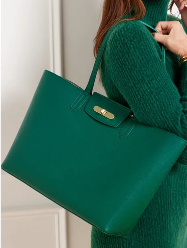 Large Green Structured Tote How To Choose the Right Handbag for Your Body Type