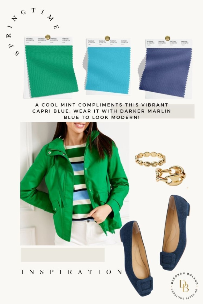 spring colors 2024 green, blue