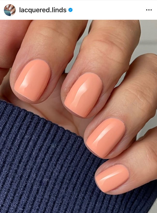 pale peach nail polish trend pale peach nail polish trend