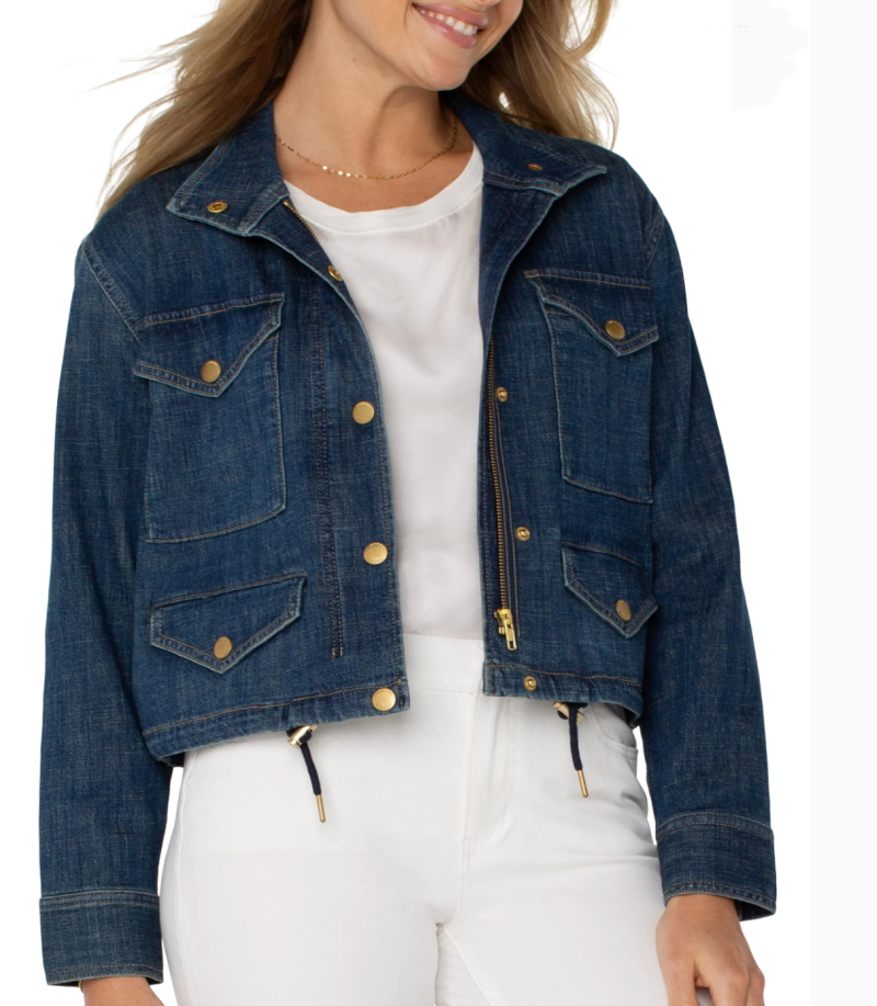 Cropped Denim Jacket