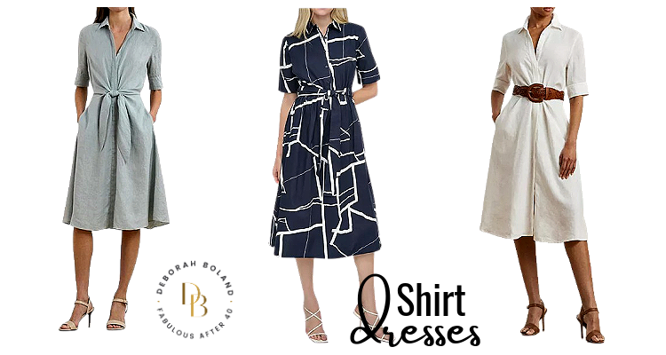 Shirtdress styles Shirtdress Flattering Dress Styles for Women Over 40