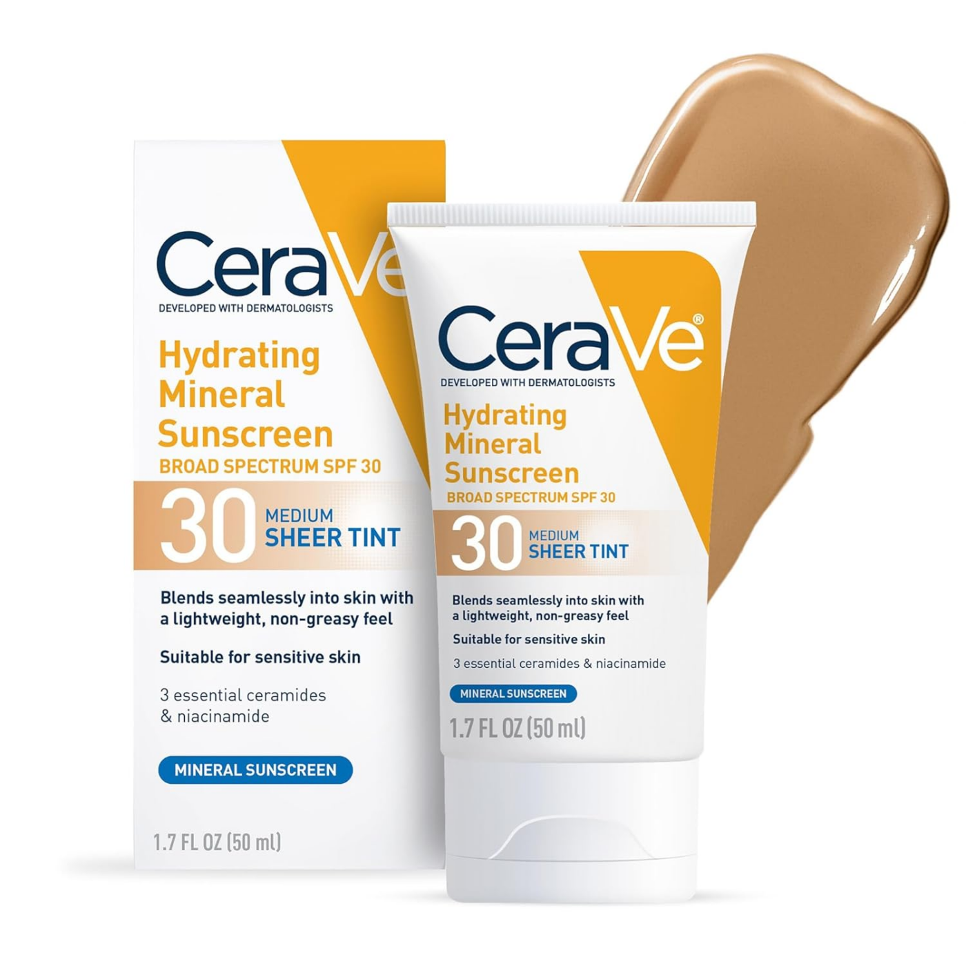 CeraVe Hydrating Mineral Sunscreen CeraVe Hydrating Mineral Sunscreen SPF 30